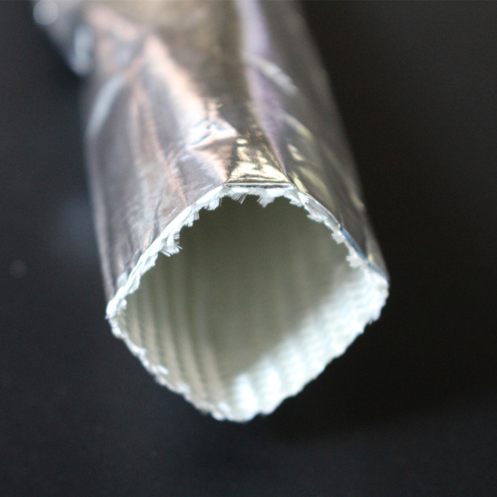 Wärmereflektierende Glasfaserummantelung aus Aluminium