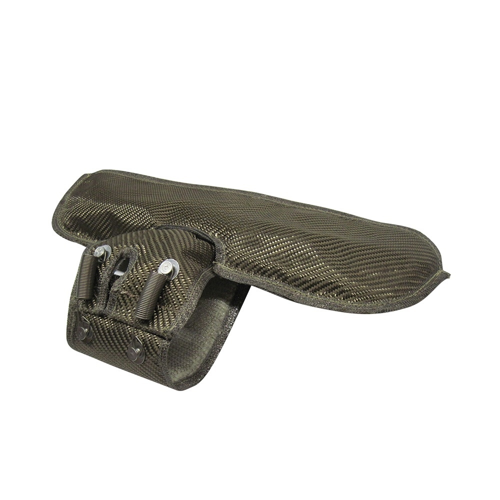 Textile insulation for exhaust pipes