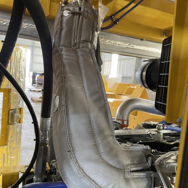exhaust insulation blanket exhaust insulation blanket