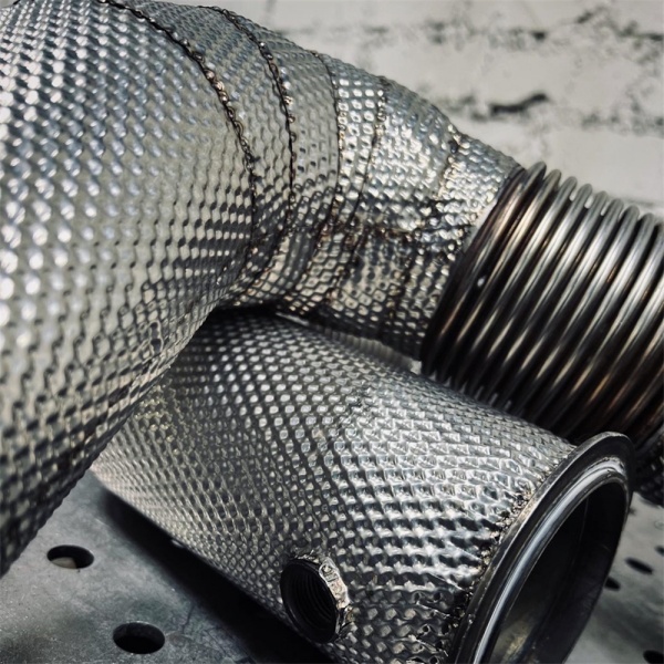 exhaust manifold heat shield material