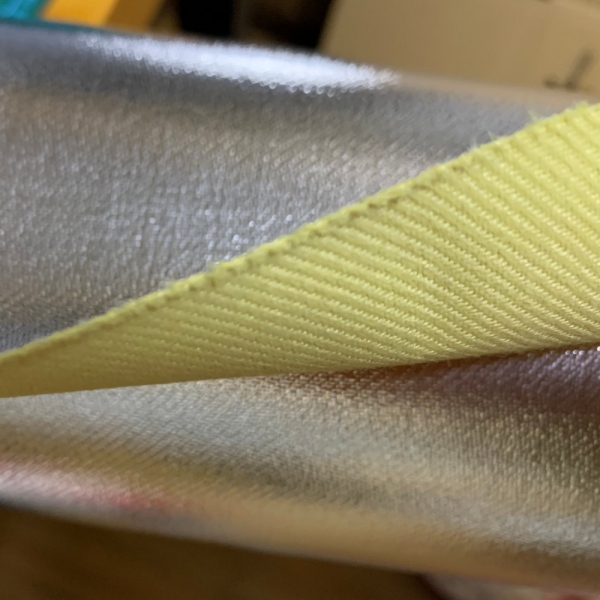 aluminized aramid heat barrier