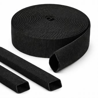 polyester hose sleeve for hydraulic hose abrasion protection